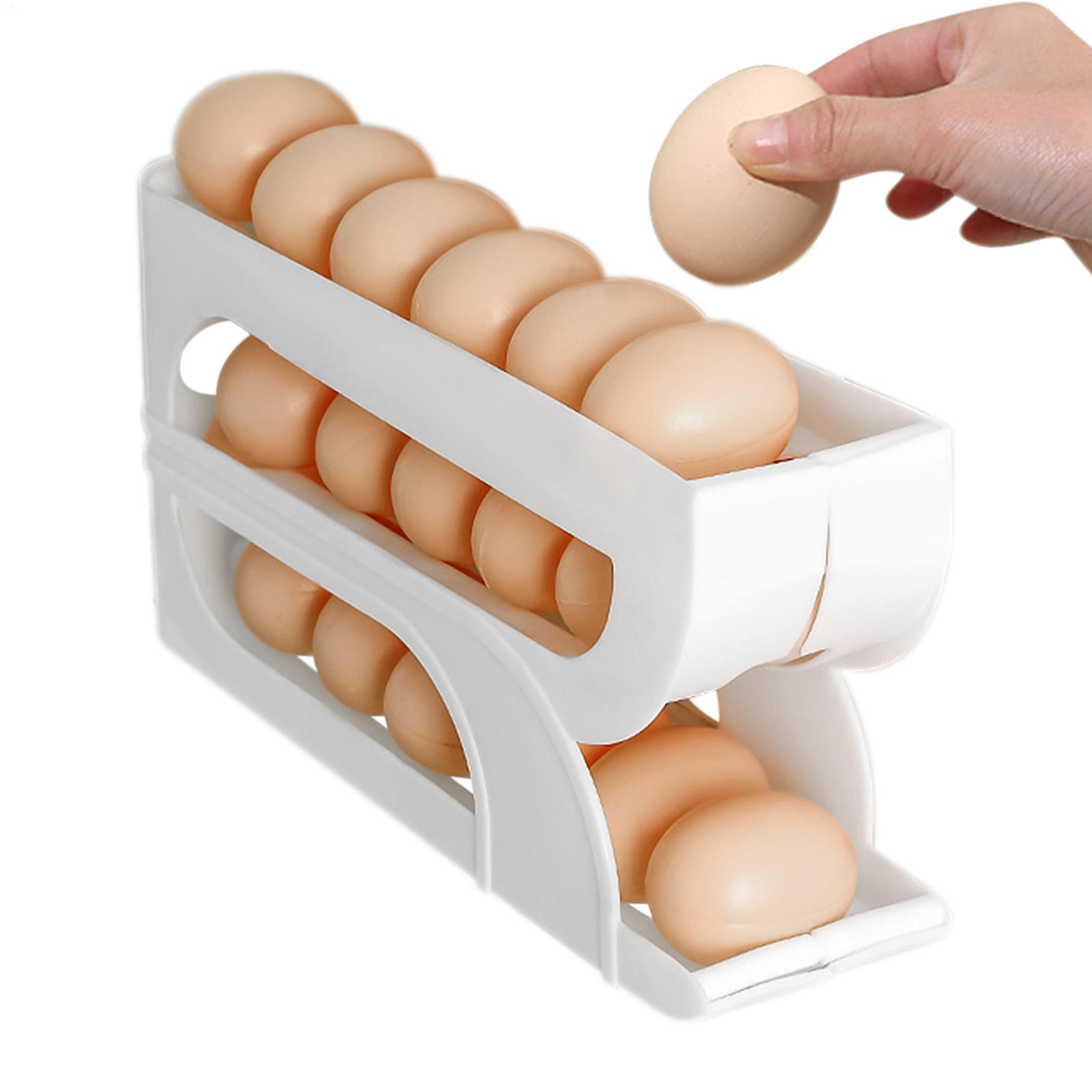 Meal Prep Eggs - Rak Telur Otomatis 3 Tingkat untuk