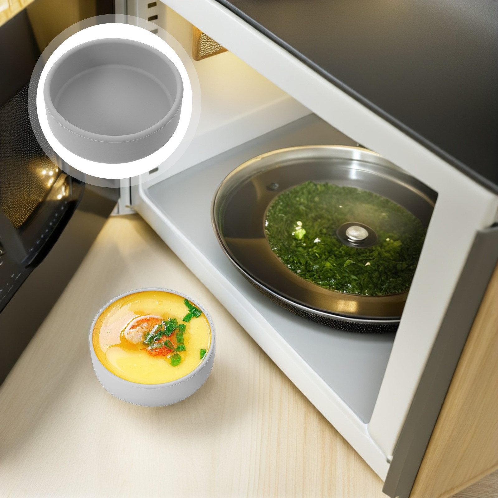 Meal Prep Eggs - 3Pcs Cetakan Telur Silikon untuk Air