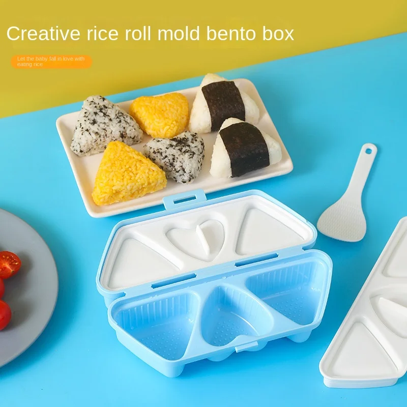 Meal Prep Japanese - Alat Beras Sushi Cinta Segitiga Portabel