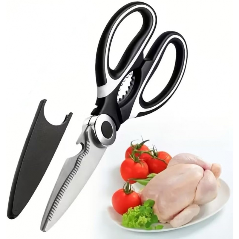 Meal Prep Chicken - Gunting Dapur Stainless Steel Multifungsi dengan