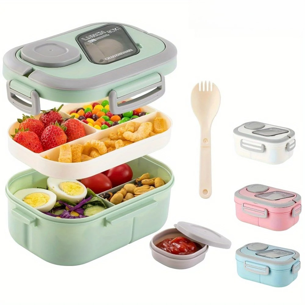 Salad Container Jar - Kotak Makan Siang Bento Wadah Salad