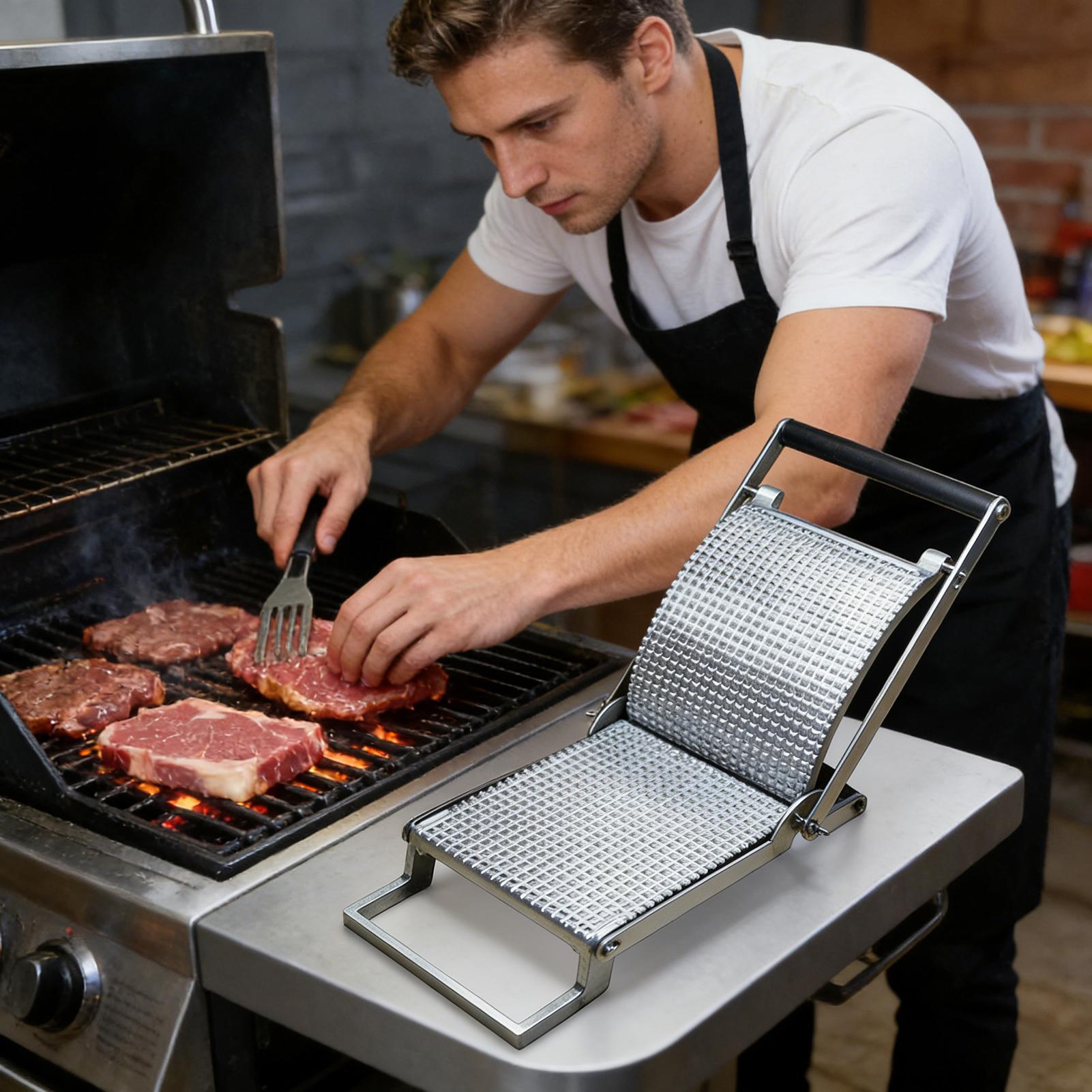 Meal Prep Chicken - Alat Pelunak Daging Manual Stainless Steel,