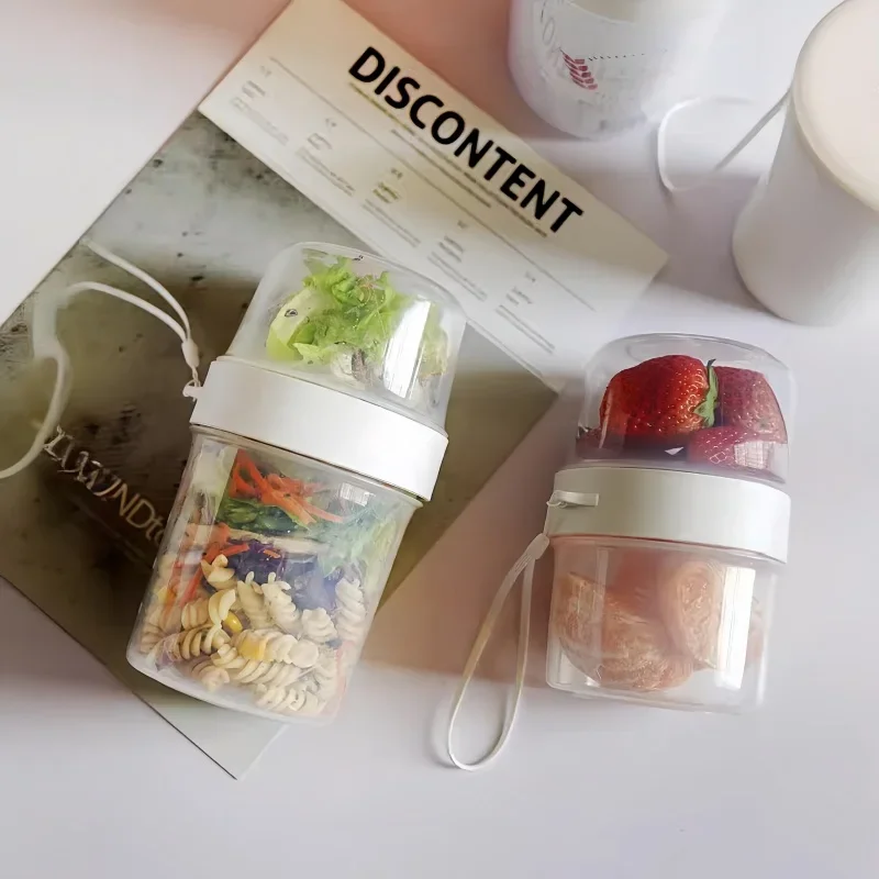 Meal Prep Oatmeal Jars - Set Wadah Bekal Sarapan Oatmeal Sereal