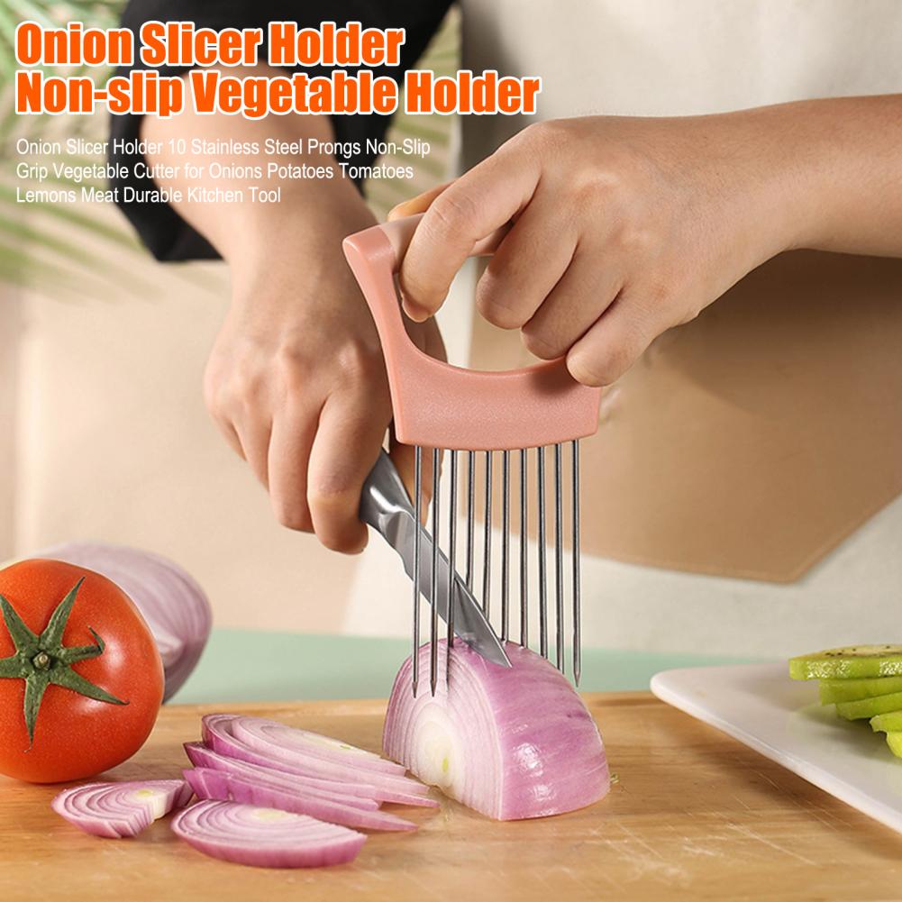 Alat Pengiris Sayuran, Penyang - Onion Holder Slicer ulasan dan harga