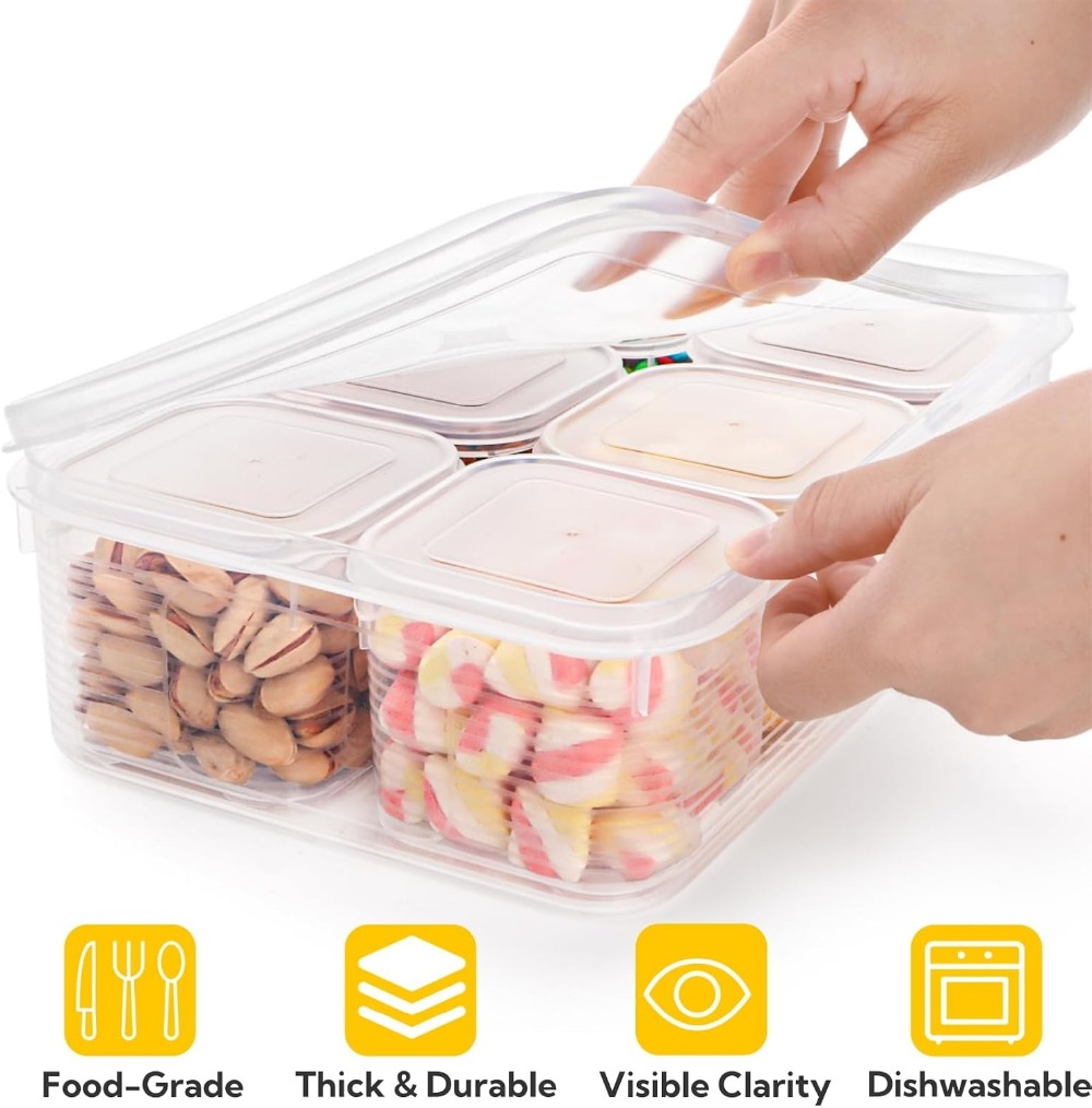 Set Organizer Kulkas 28-Piece  - Meal Prep Veggie ulasan dan harga