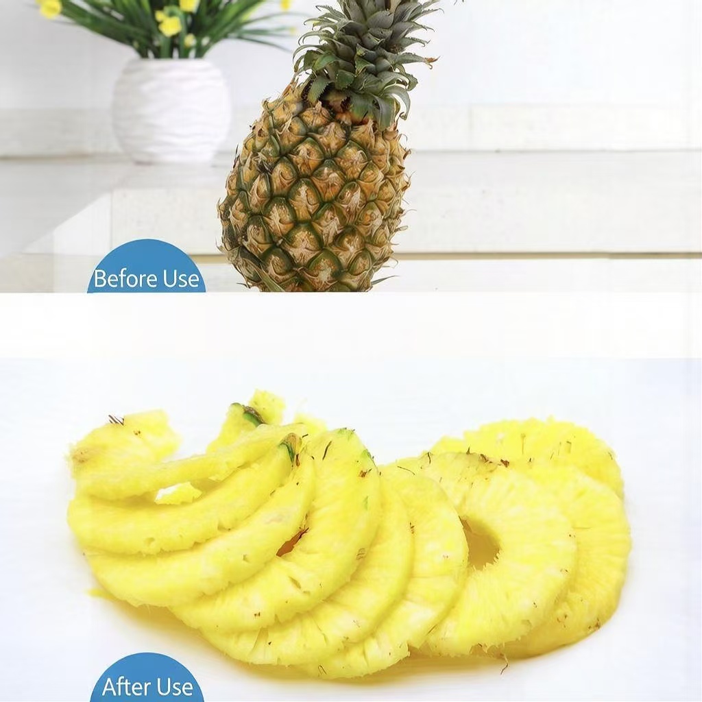 Pisau Nanas Multifungsi Tiga W - Pineapple Corer Slicer ulasan dan harga