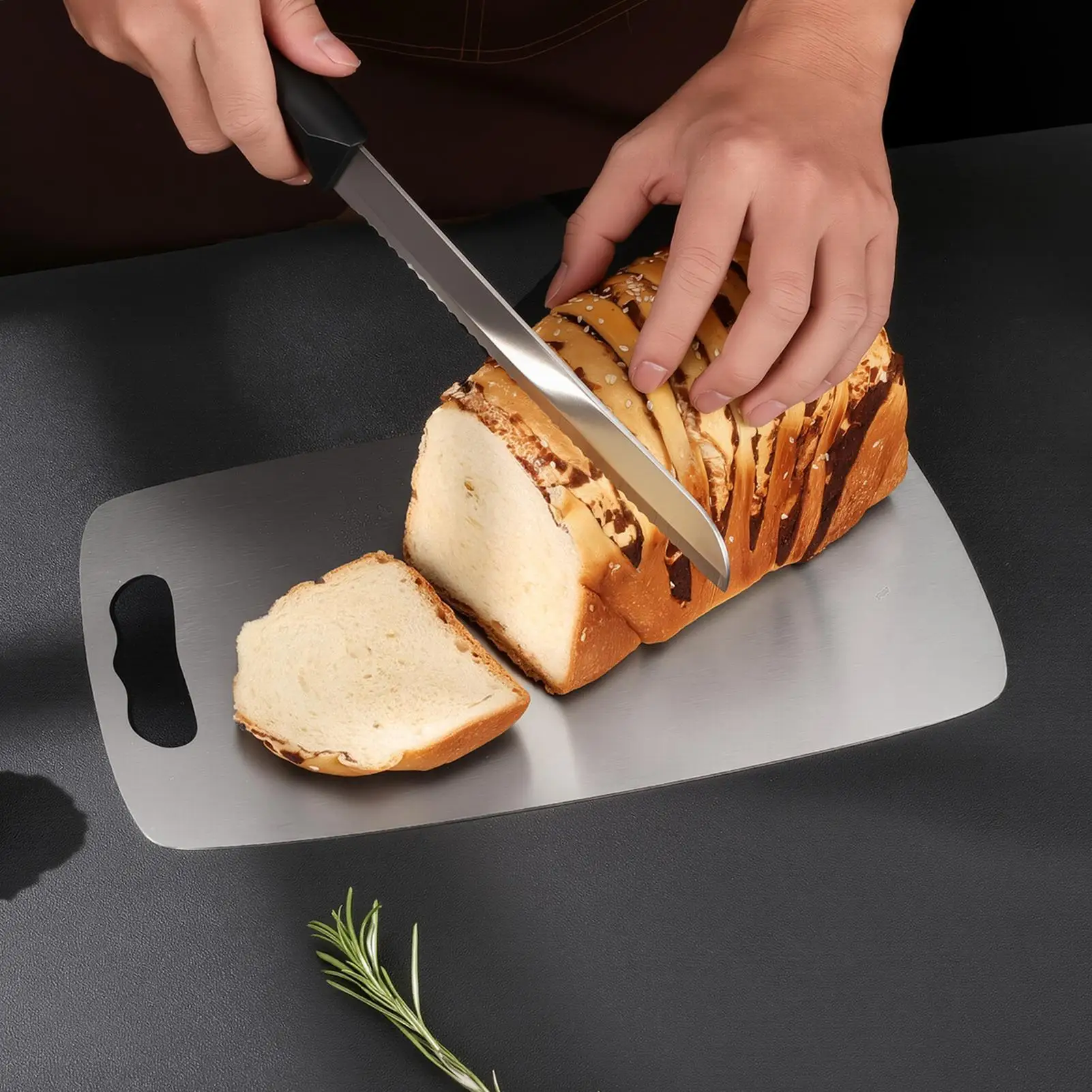 Papan Pemotong Stainless Steel - Meal Prep Chicken ulasan dan harga