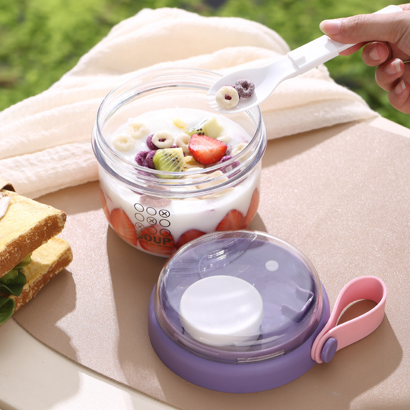 Cangkir Salad Lapisan Ganda Ca - Salad Container Jar ulasan dan harga