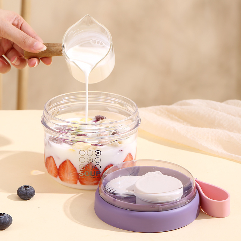 Cangkir Salad Lapisan Ganda Ca - Salad Container Jar ulasan dan harga