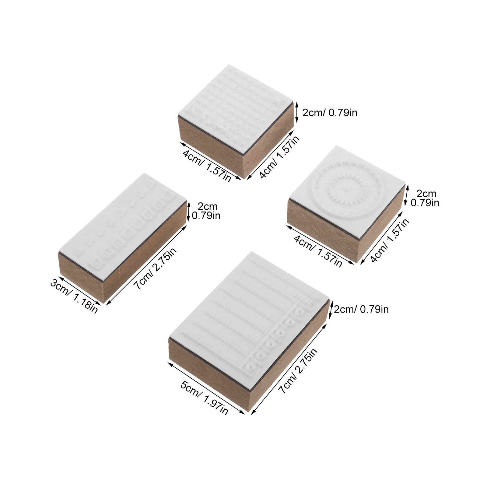 1Set Kit Stempel Kayu Desain R - Meal Prep Japanese ulasan dan harga