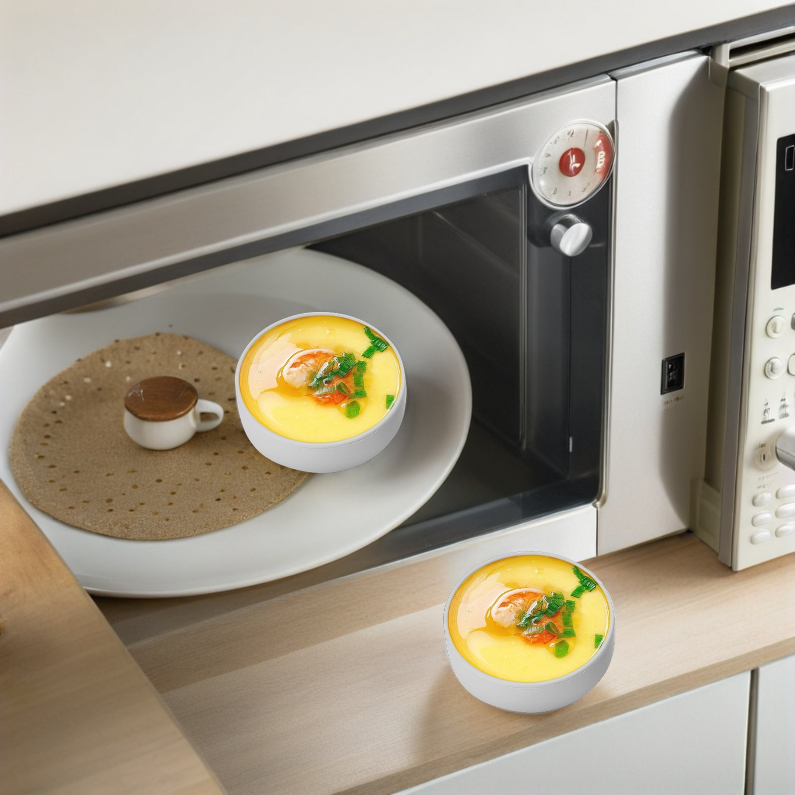 3Pcs Cetakan Telur Silikon unt - Meal Prep Eggs ulasan dan harga