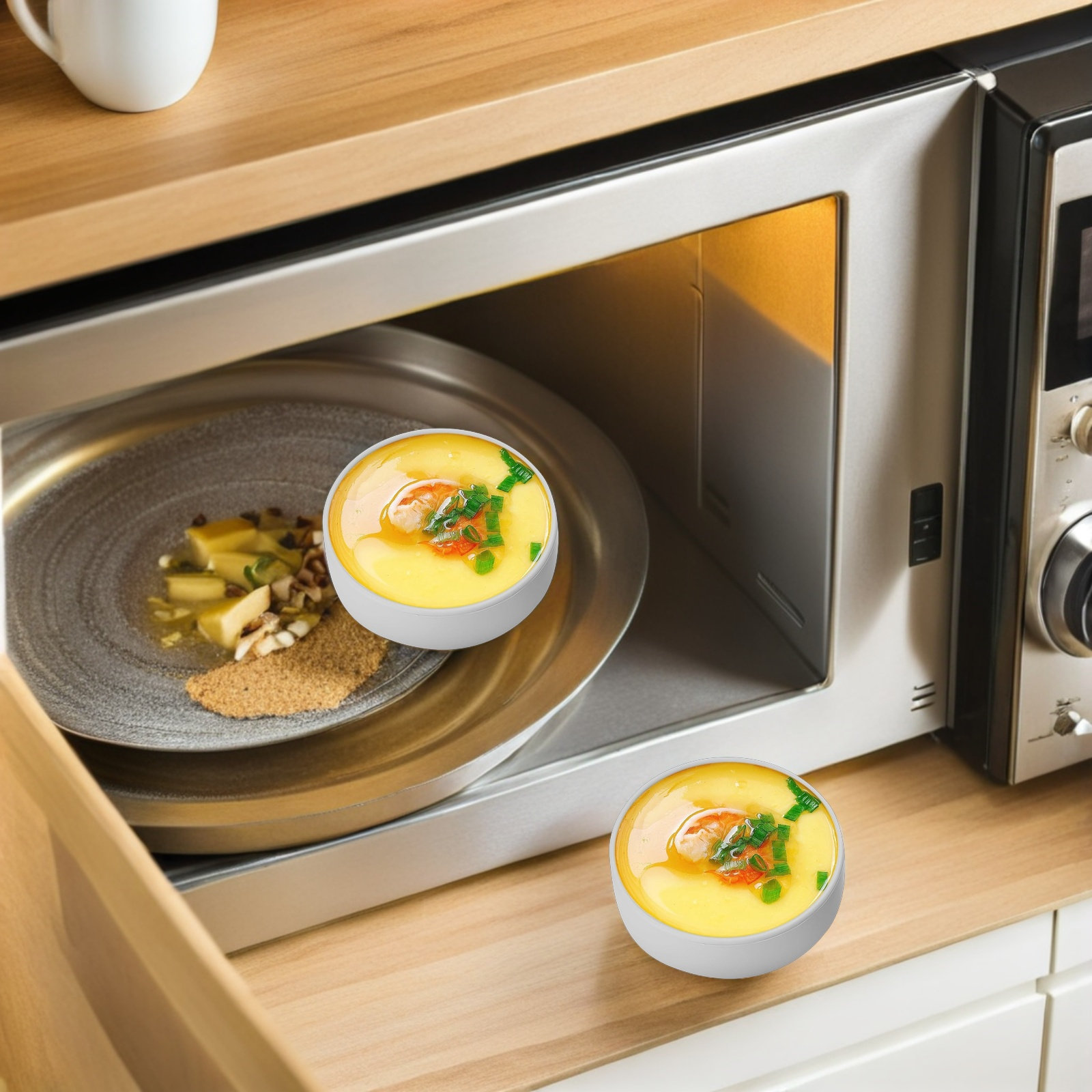 3Pcs Cetakan Telur Silikon unt - Meal Prep Eggs ulasan dan harga