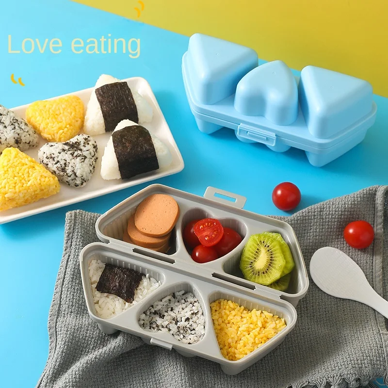 Alat Beras Sushi Cinta Segitig - Meal Prep Japanese ulasan dan harga
