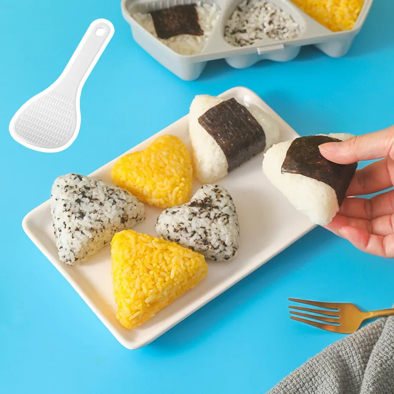 Alat Beras Sushi Cinta Segitig - Meal Prep Japanese ulasan dan harga
