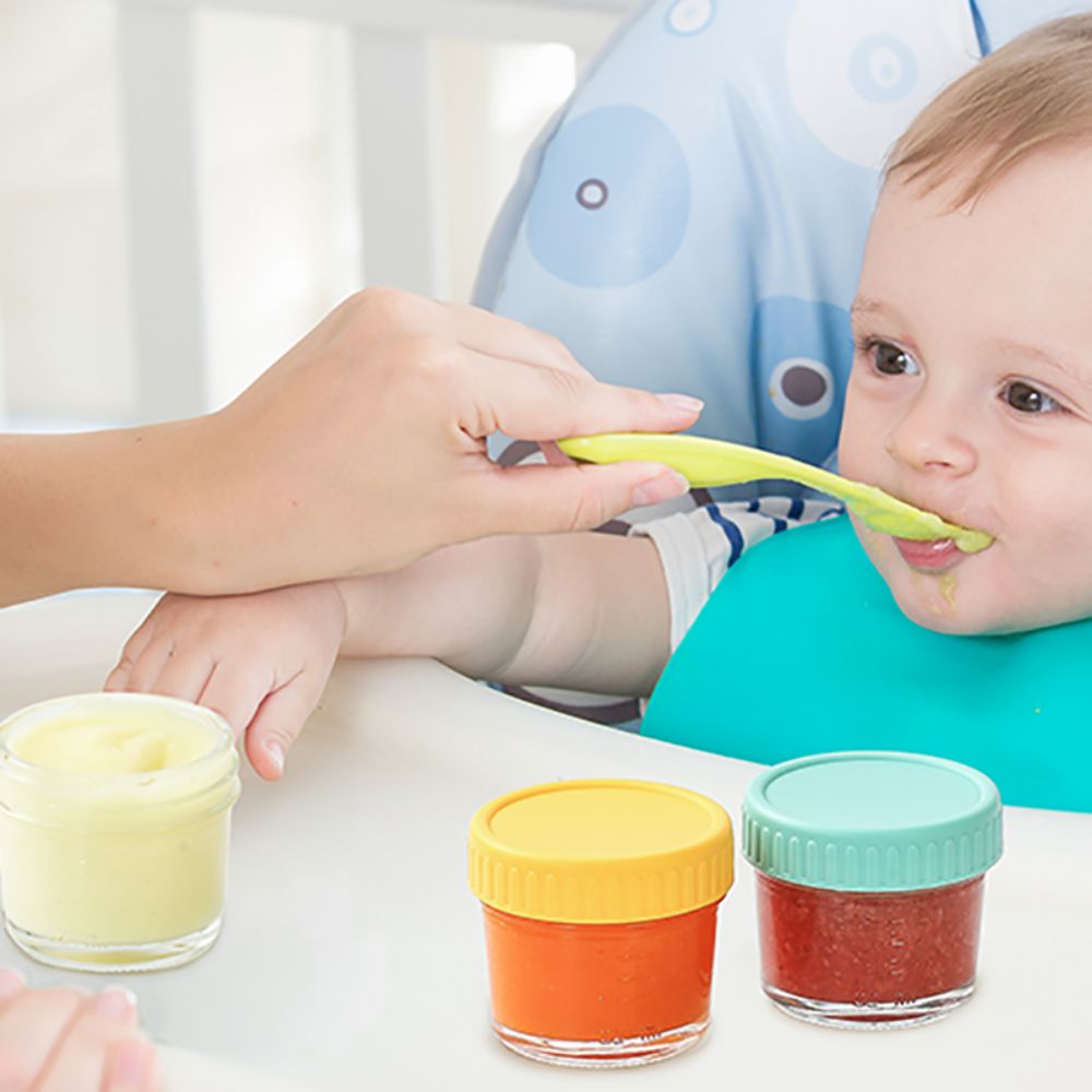 6 Buah Stoples Makanan Bayi Ka - Salad Container Jar ulasan dan harga