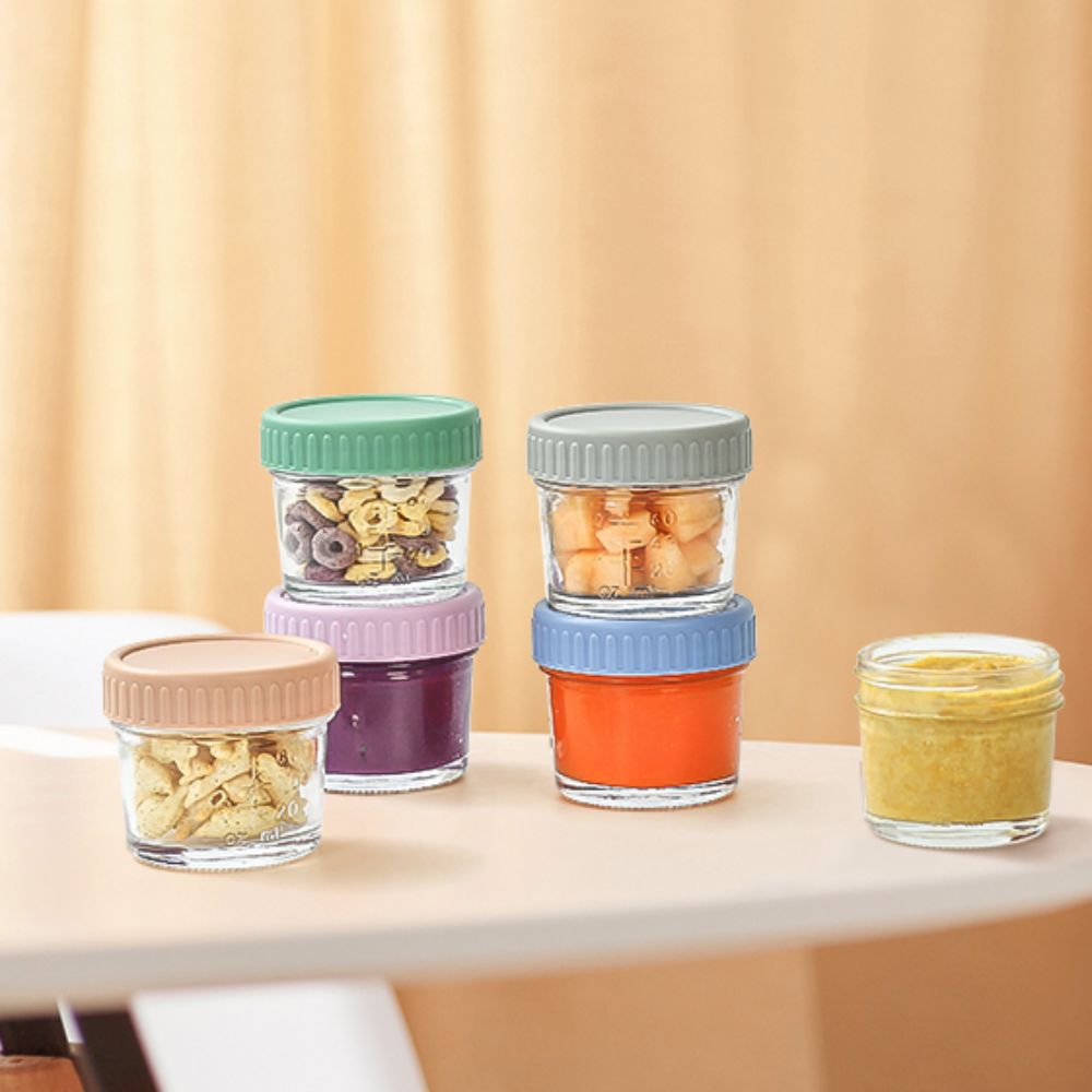6 Buah Stoples Makanan Bayi Ka - Salad Container Jar ulasan dan harga