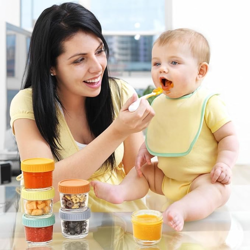 6 Buah Toples Makanan Bayi Kac - Salad Container Jar ulasan dan harga