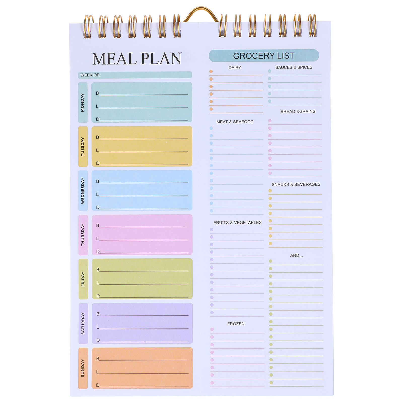 Buku Perencana Makan Mingguan  - Meal Prep Grocery List ulasan dan harga