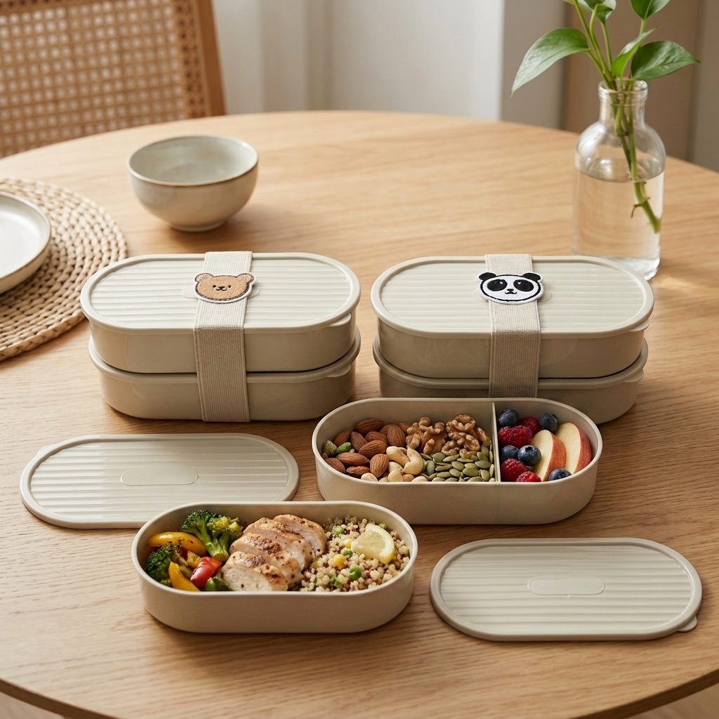 2Pcs/Set Kotak Bento Anak Kart - Salad Container Jar ulasan dan harga