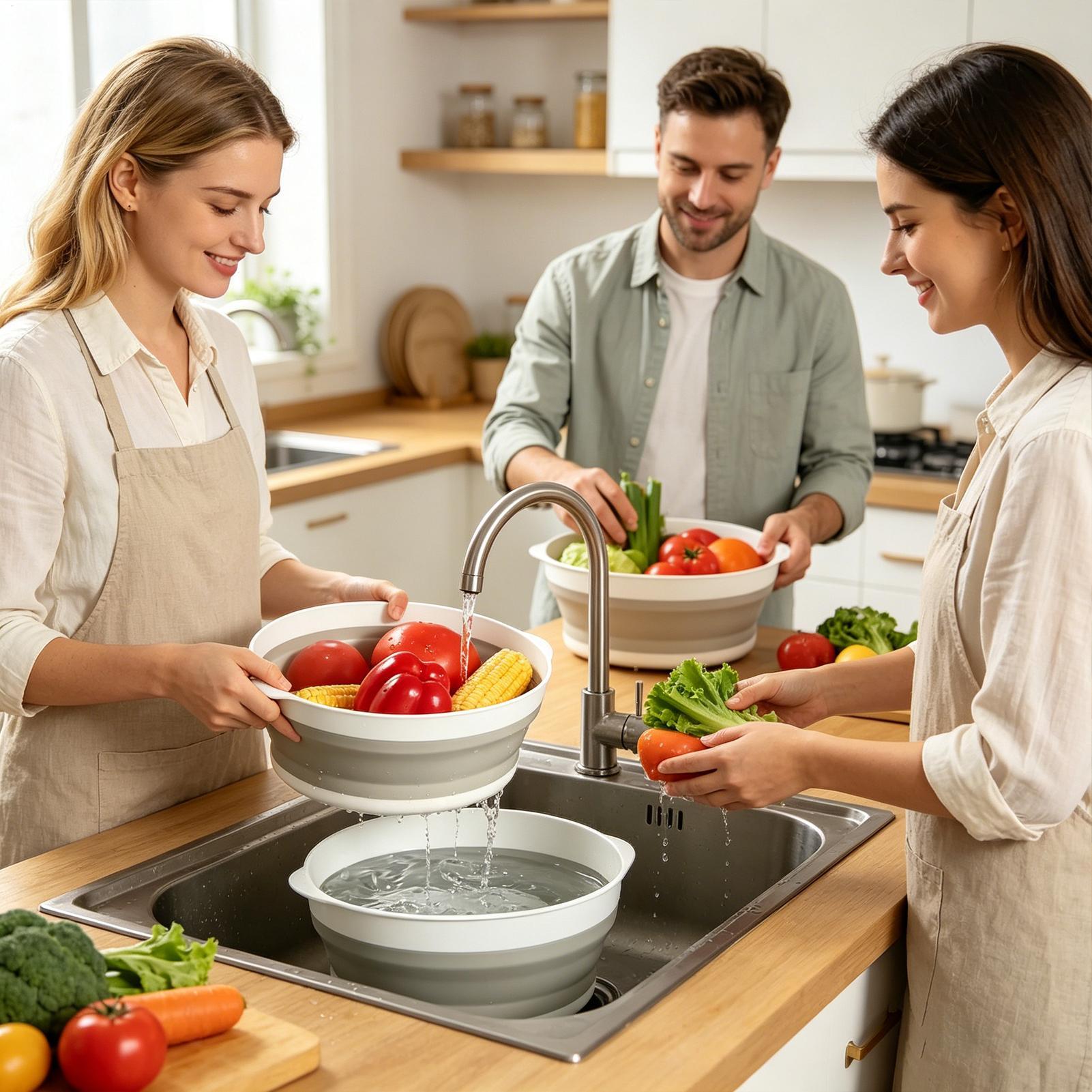 Saringan Lipat Dua Lapis, Penc - Meal Prep Veggie ulasan dan harga