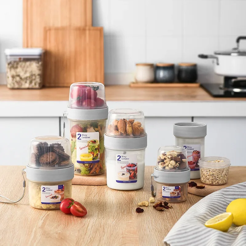 Set Wadah Bekal Sarapan Oatmea - Meal Prep Oatmeal Jars ulasan dan harga