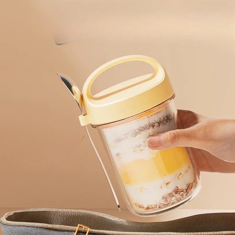 420ML Cangkir Sarapan Baru Oat - Meal Prep Oatmeal Jars ulasan dan harga