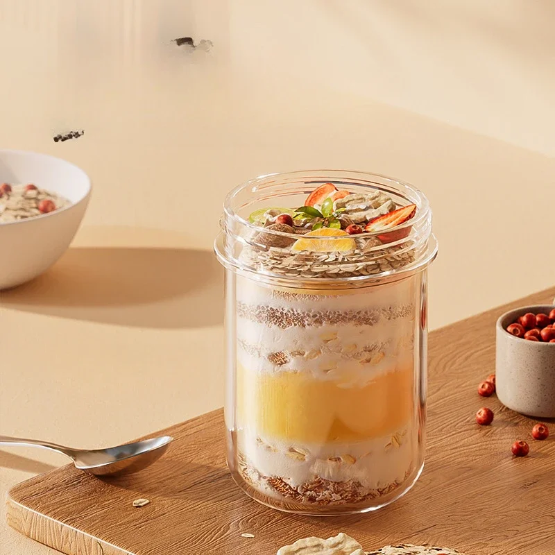 420ML Cangkir Sarapan Baru Oat - Meal Prep Oatmeal Jars ulasan dan harga