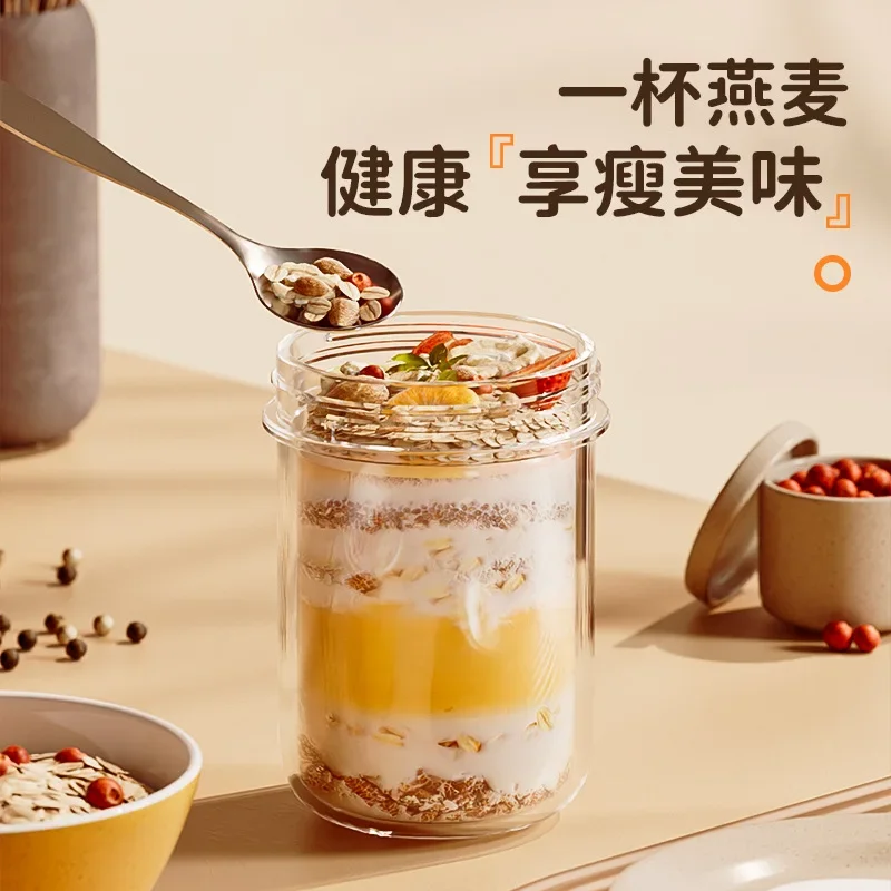 420ML Cangkir Sarapan Baru Oat - Meal Prep Oatmeal Jars ulasan dan harga