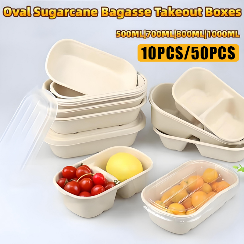 10/50 Buah Kotak Makan Sekali  - Salad Container Jar ulasan dan harga