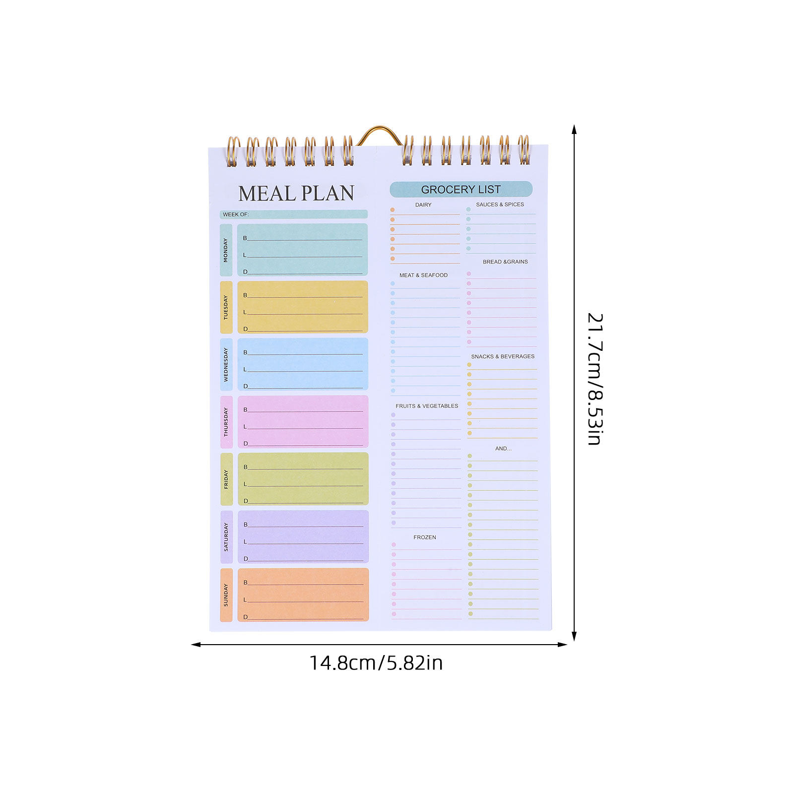 Buku Catatan Perencana Makanan - Meal Prep Grocery List ulasan dan harga