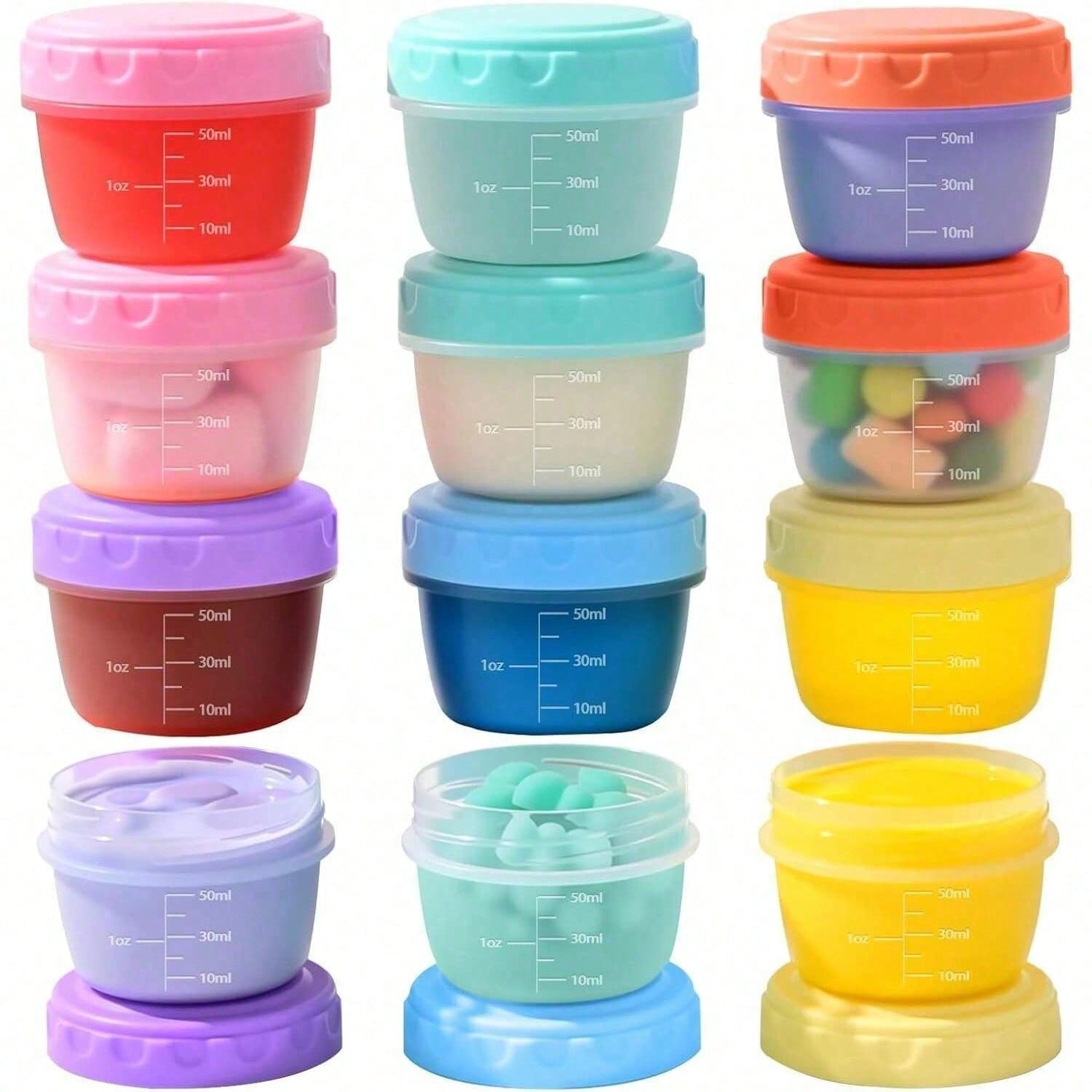 1-6 Pak 2.7 OZ Wadah Saus Sala - Salad Container Jar ulasan dan harga