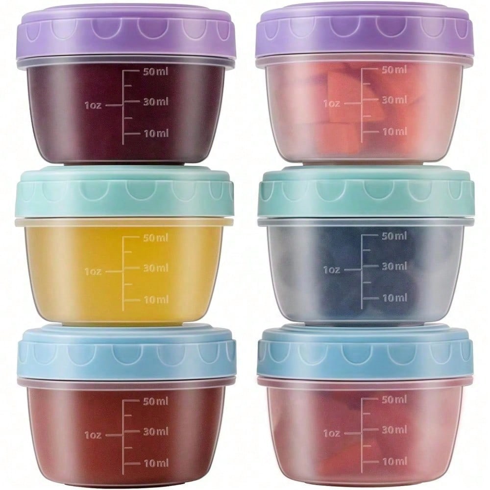 1-6 Pak 2.7 OZ Wadah Saus Sala - Salad Container Jar ulasan dan harga