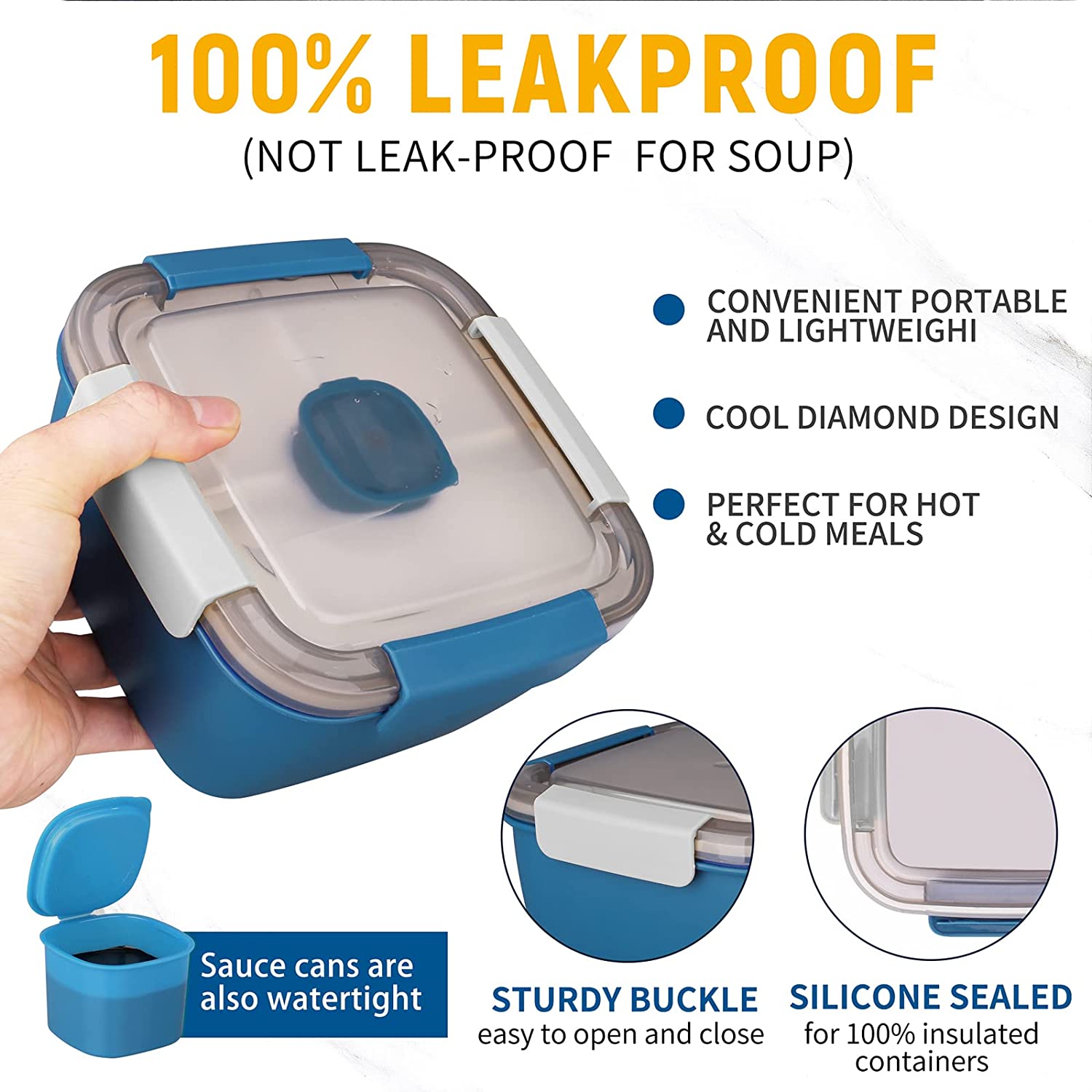 Kotak makan siang portabel 110 - Salad Container Jar ulasan dan harga