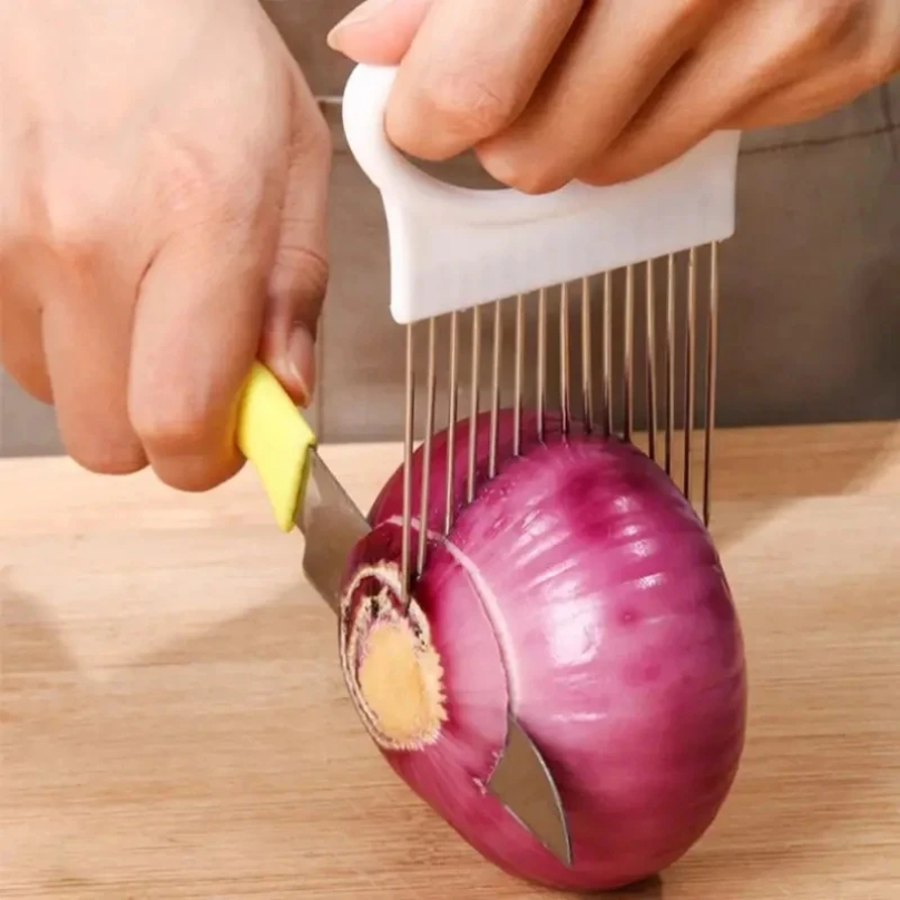 Penyangga Pemotong Bawang dari - Onion Holder Slicer ulasan dan harga