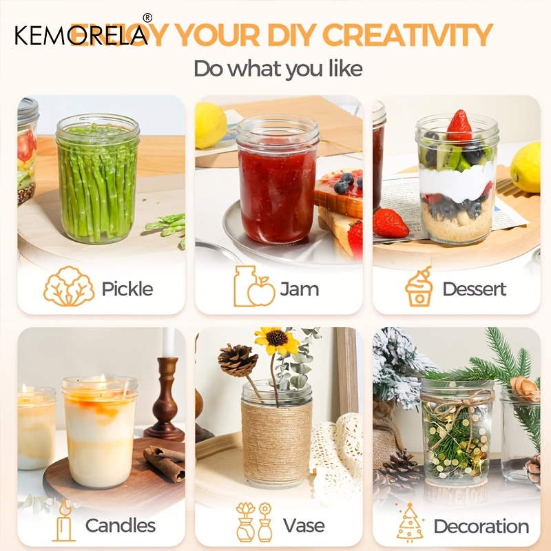 KEMORELA Stoples Mason 350ML d - Salad Container Jar ulasan dan harga